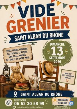 Image Vide Grenier à St Alban Du Rhône (photo 1)