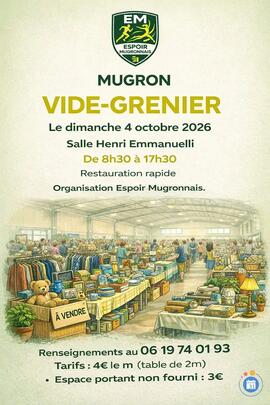 Image Vide grenier de l'Espoir Mugronnais (photo 1)