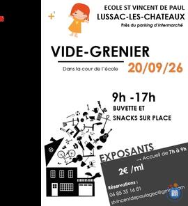 Image Vide grenier Ecole St Vincent de Paul (photo 1)