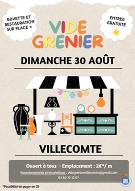 Image Vide grenier de Villecomte (photo 1)