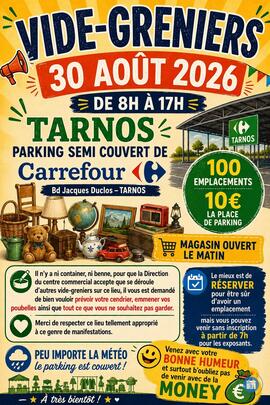 Image VIDE-GRENIERS DES MINOUS CARREFOUR TARNOS (photo 1)