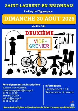 Image Deuxième vide-greniers de Saint-Laurent-en-Brionnais (photo 1)