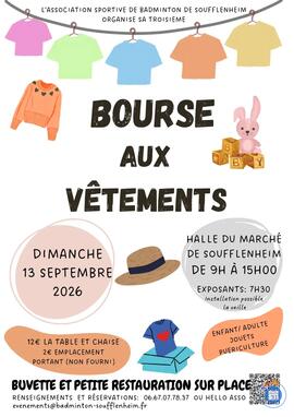 Image Bourse aux vêtements enfants et adultes, jouets, articles de puériculture (photo 1)