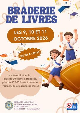 Image Grande Braderie de Livres de la Fondation la Castille (photo 1)