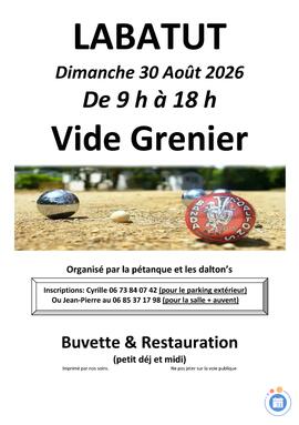 Image Vide grenier (Dalton's-Pétanque Labatut) (photo 1)