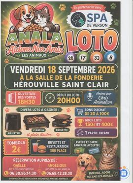 Image LOTO AIDONS NOS AMIS LES ANIMAUX ANIME PAR CHRIS ANIMATION (photo 1)