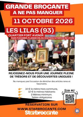 Image Brocante Annuelle des Lilas Fort Avenir (photo 1)