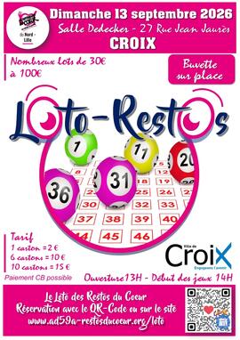 Image 1er LOTO DES RESTOS DU COEUR (photo 1)