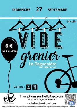 Image Vide grenier La Daguenière - APE Les Bateliers (photo 1)