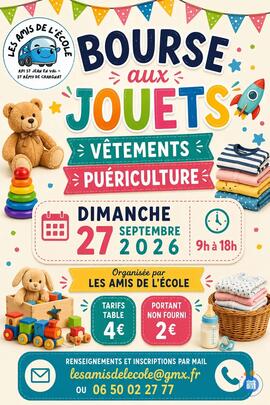 Image Bourse aux jouets/vêtements/puériculture (photo 1)