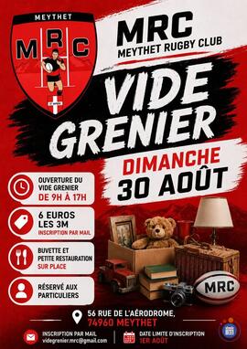 Image Vide grenier du Meythet Rugby Club 🏉 (photo 1)