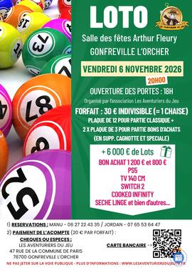 Image Loto des Aventuriers du Jeu (photo 1)