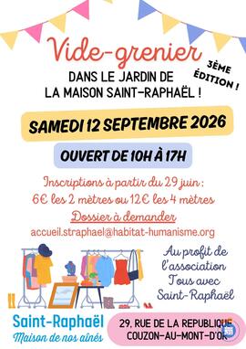 Image Vide grenier dans le jardin de la Maison Saint Raphaël (photo 1)