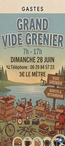 Image Vide grenier organisé par l'ACCA de Gastes (photo 1)