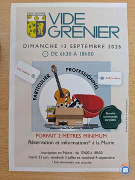 Image Vide grenier Dieudonne (photo 1)