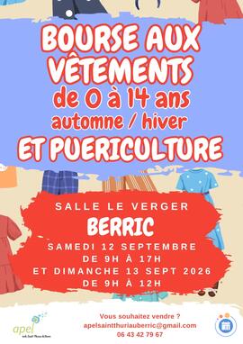 Image Bourse aux vêtement automne hiver et puériculture (photo 1)