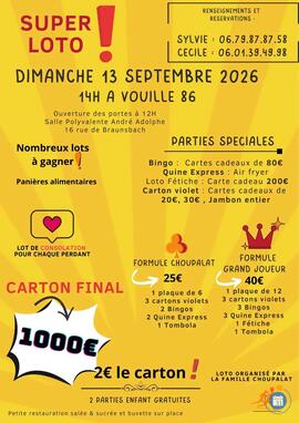 Image SUPER LOTO LA FAMILLE CHOUPALAT (photo 1)