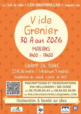 Image Vide grenier 2026 - club roller les sauterelles (photo 1)