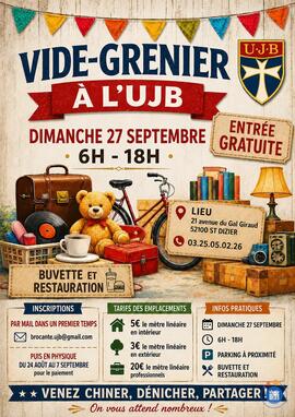 Image VIDE GRENIER à L'UJB (photo 1)