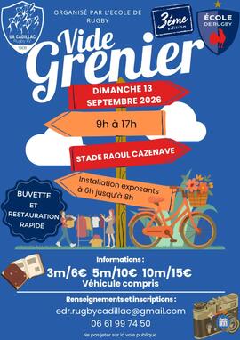 Image VIDE GRENIER UA CADILLAC RUGBY (photo 1)