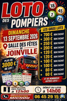 Image Loto des sapeurs pompiers Joinville (photo 1)