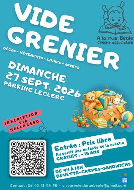 Image Vide grenier crèche à la rue béole (photo 1)