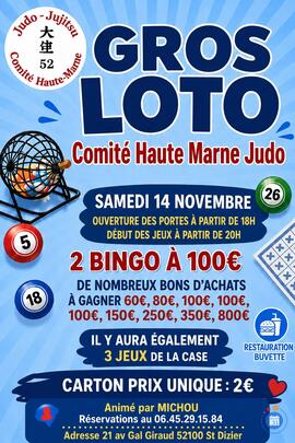 Image Gros Loto du Comité Haute Marne de Judo (photo 1)