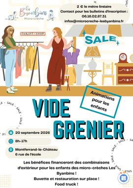 Image Vide grenier micro crèche les Byanbins (photo 1)