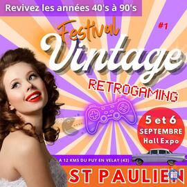 Image FESTIVAL VINTAGE & RETROGAMING ST PAULIEN (photo 1)