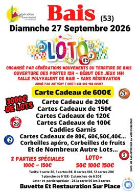 Image Loto Générations Mouvements du territoire de bais (photo 1)