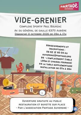 Image Vide-Grenier Association PARTAGE AVERGNE (photo 1)
