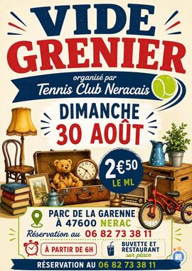 Image Vide Grenier du Tennis Club Nérac (photo 1)