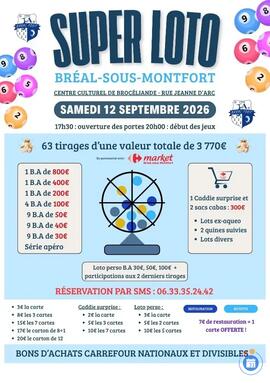 Image Super loto de la J.A. BREAL FOOT Anim Gégé loto (photo 1)