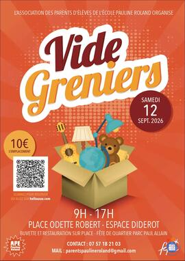 Image Vide-greniers de l'APE de l'école Pauline Roland (photo 1)