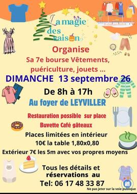 Image Bourse Vêtements, puériculture, jouets ect... (photo 1)