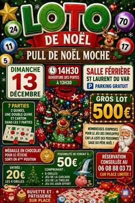 Image loto du pull de noel Moche (photo 1)