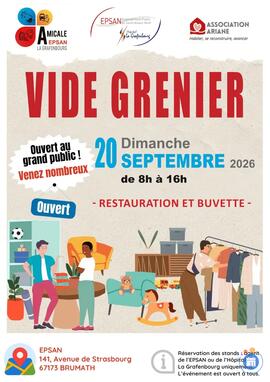 Image Vide grenier de l'EPSAN et de l'Hôpital La Grafenbourg (photo 1)