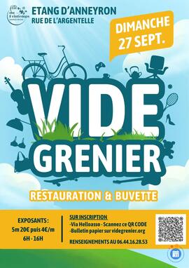 Image GRAND VIDE GRENIER ANNIVERSAIRE d'ANNEyRON (photo 1)
