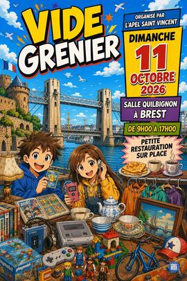 Image Vide grenier APEL Saint Vincent Brest (photo 1)