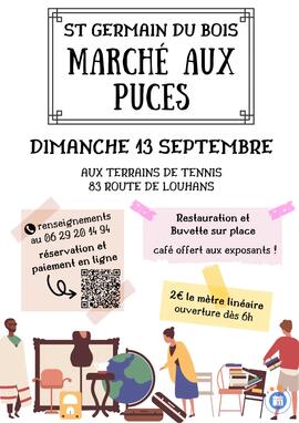 Image Marché aux puces du Tennis de Saint Germain du Bois (photo 1)