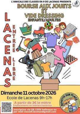 Image Bourse aux jouets et vide dressing de Lacenas (photo 1)