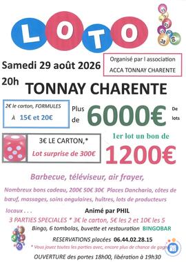 Image MEGA LOTO ACCA TONNAY CHARENTE (photo 1)