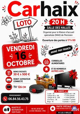 Image Loto Organisé pour la Maison d’accueil spécialisée (MAS) de Persivien (photo 1)