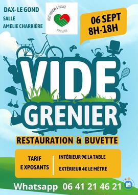 Image VIDE-GRENIER SOLIDAIRE DE LA RENTRÉE - ATLAS TOURISME ET PARTAGE (photo 1)