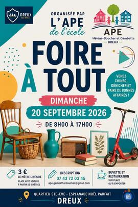 Image Foire a tout ape Hélène boucher Gambetta (photo 1)