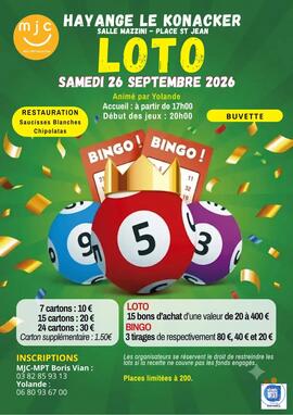 Image LOTO MJC MPT Boris Vian le KONACKER (photo 1)
