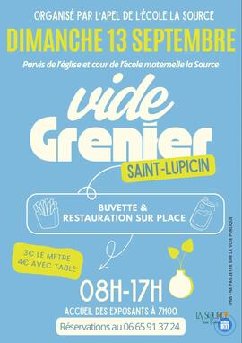 Image Vide grenier École la Source (photo 1)