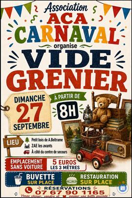 Image Vide grenier Aca carnaval (photo 1)