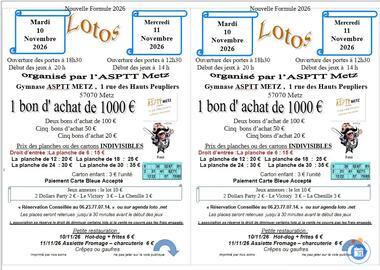 Image Loto de l'ASPTT Metz (photo 1)