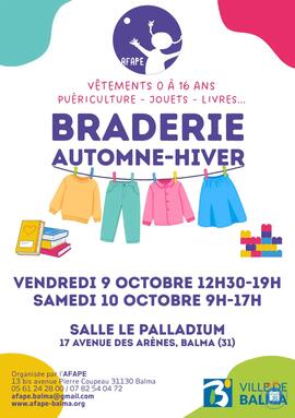 Image Braderie Automne-Hiver 2026 - Enfant/Ado (photo 1)